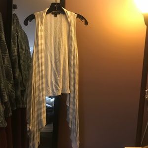 Banana republic striped sweater vest
